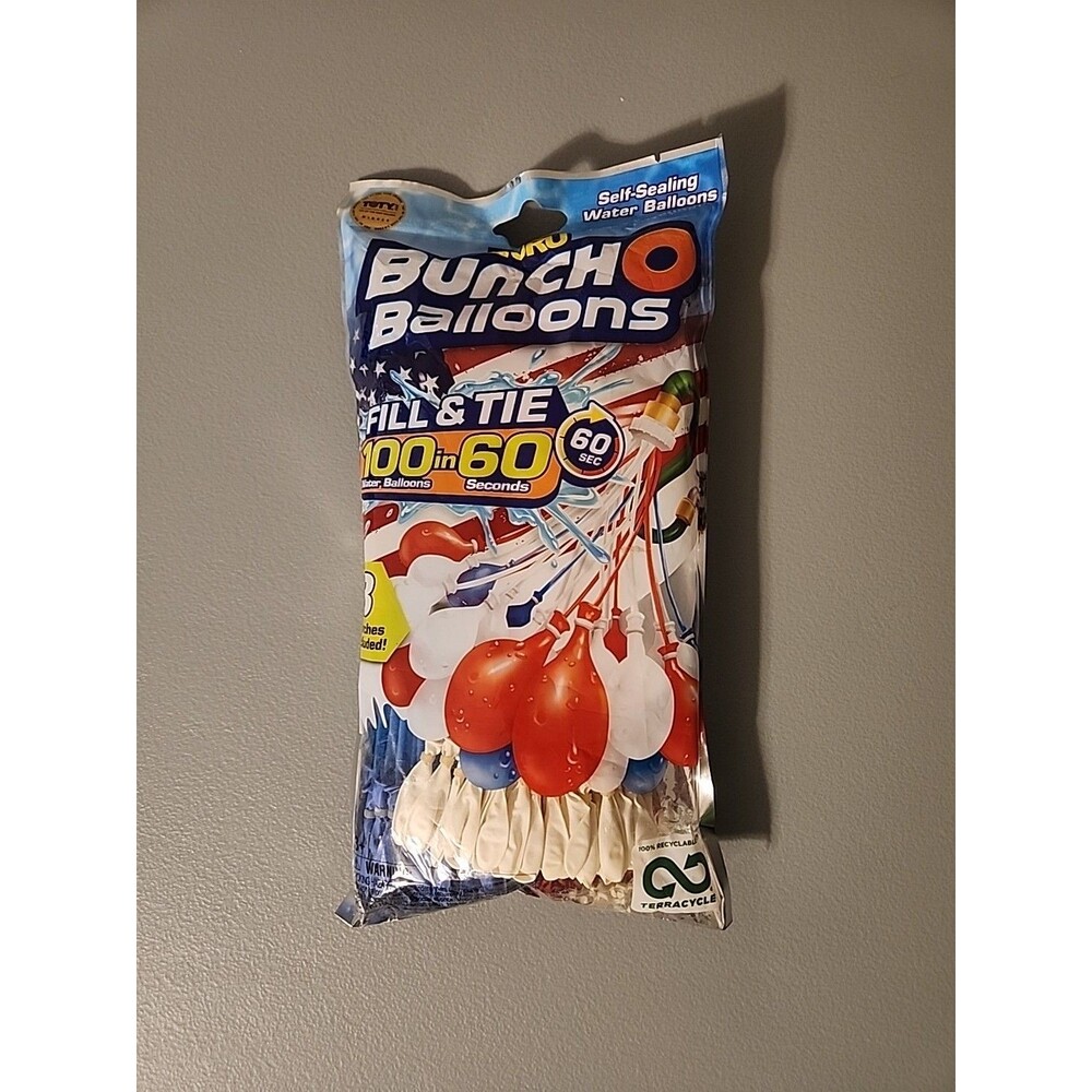 Zuru Bunch O Balloons 100 Rapid-Filling Self-Sealing Water Balloons (01218)